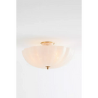 FROSTED GLASS BOWL SEMI-FLUSH MOUNT | CLVBG021SM