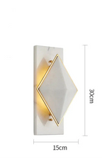 GEOMETRIC ALABASTER WALL SCONCE | CLKUP029