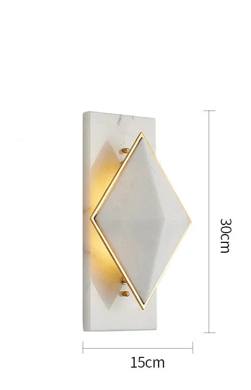 GEOMETRIC ALABASTER WALL SCONCE | CLKUP029