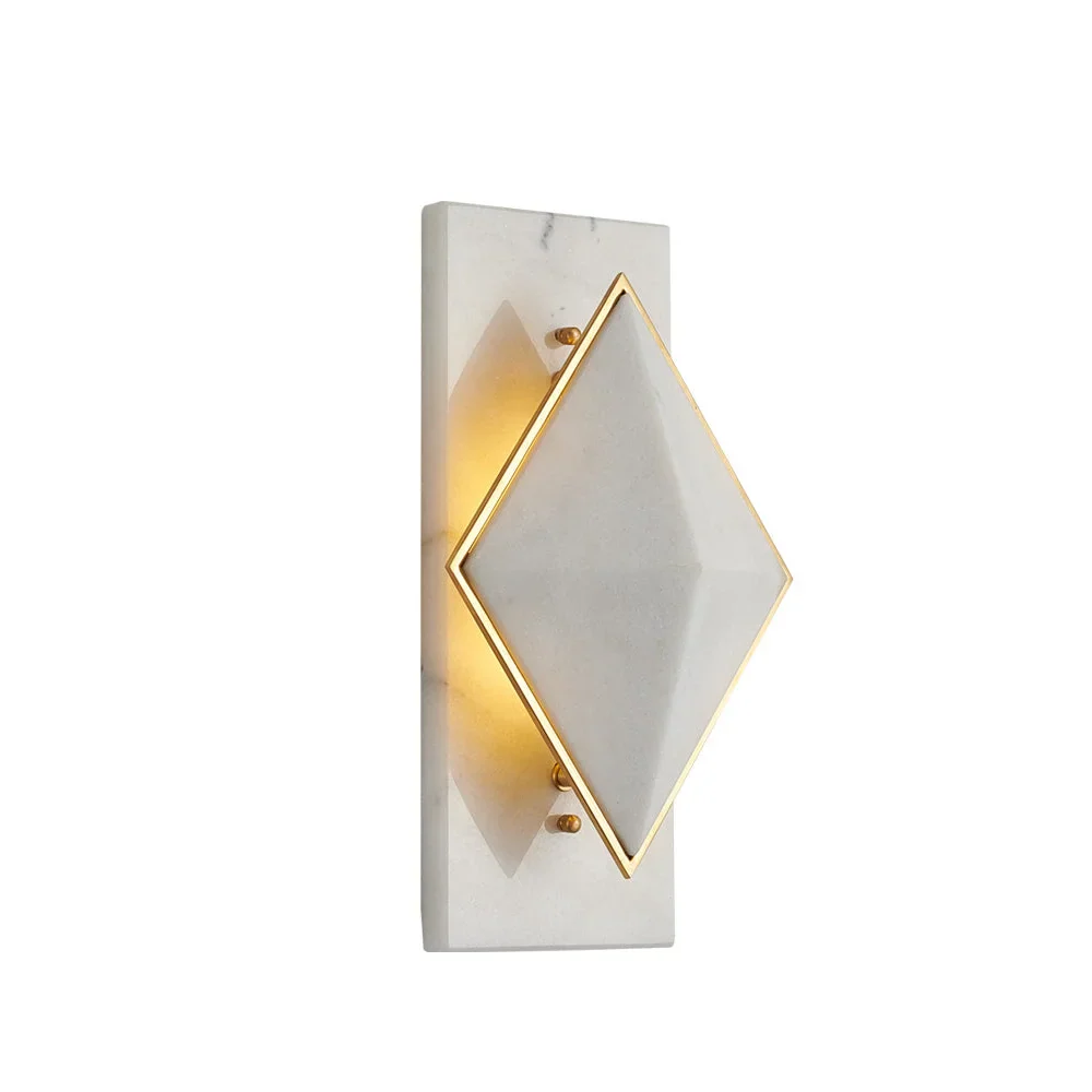 GEOMETRIC ALABASTER WALL SCONCE | CLKUP029
