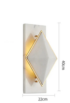 GEOMETRIC ALABASTER WALL SCONCE | CLKUP029