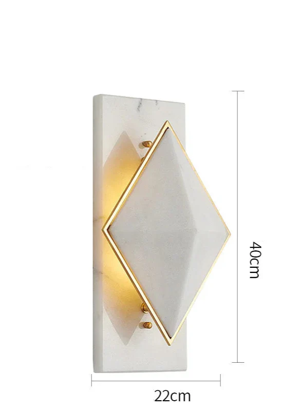 GEOMETRIC ALABASTER WALL SCONCE | CLKUP029