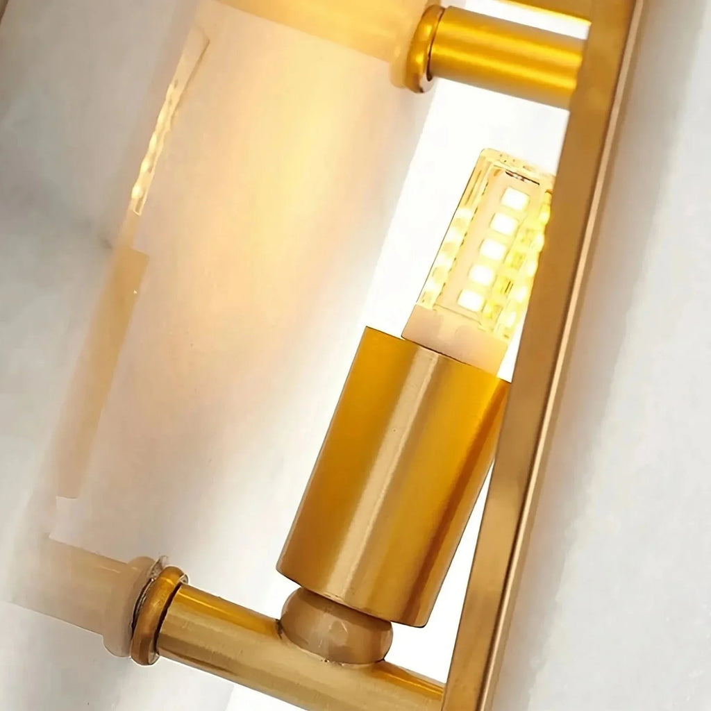 GEOMETRIC ALABASTER WALL SCONCE | CLKUP029