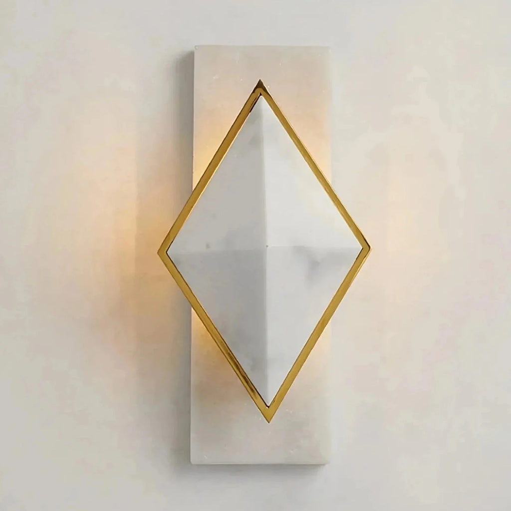 GEOMETRIC ALABASTER WALL SCONCE | CLKUP029