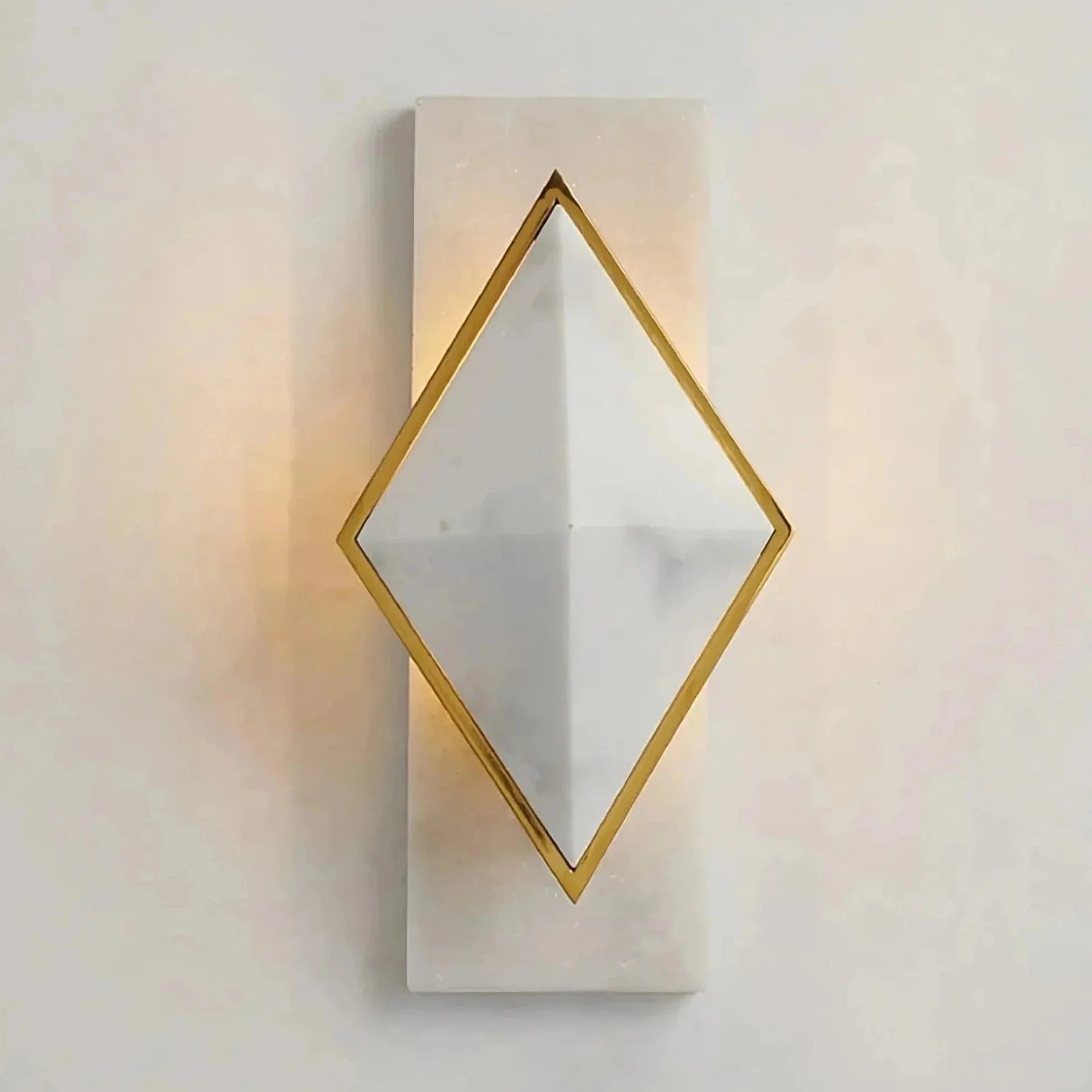 GEOMETRIC ALABASTER WALL SCONCE | CLKUP029