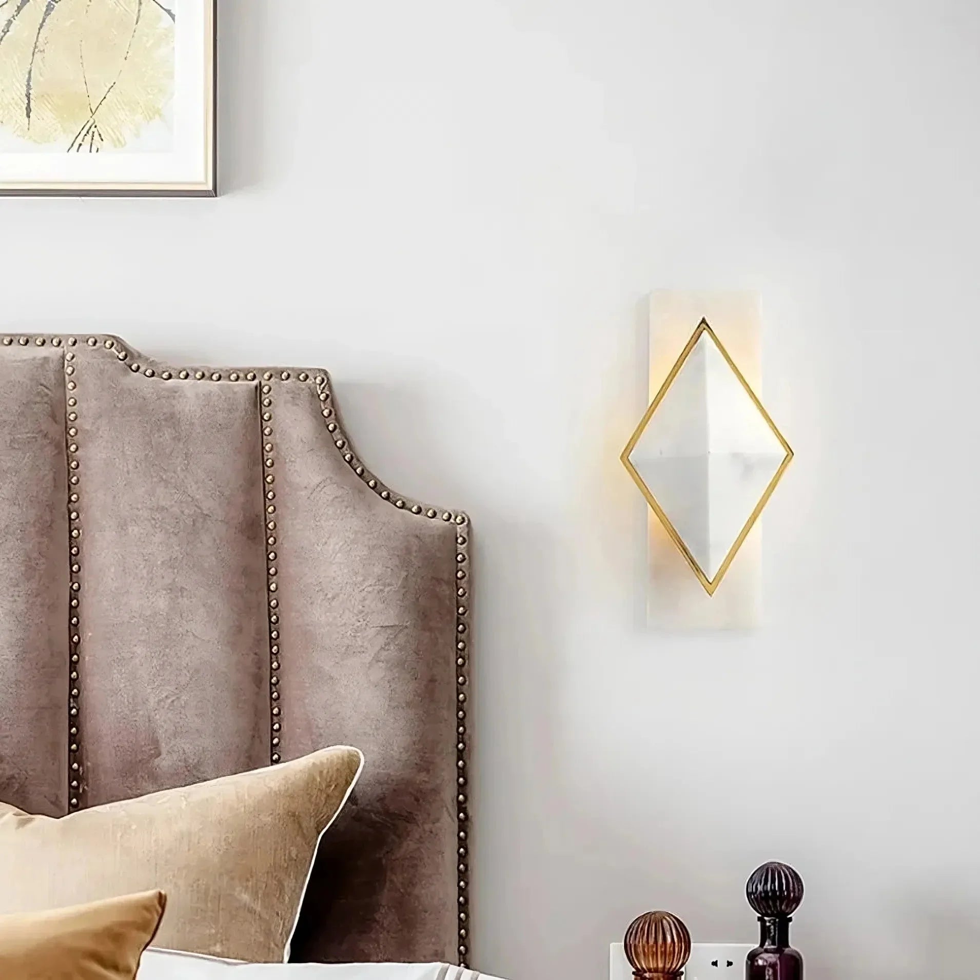 GEOMETRIC ALABASTER WALL SCONCE | CLKUP029