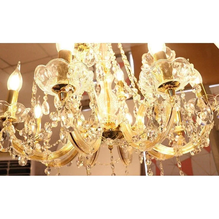 GIRAFFE WALL LAMP WITH CRYSTAL MARY THERESE CHANDELIER