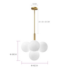 GLASS BALLS CHANDELIER | CL58034
