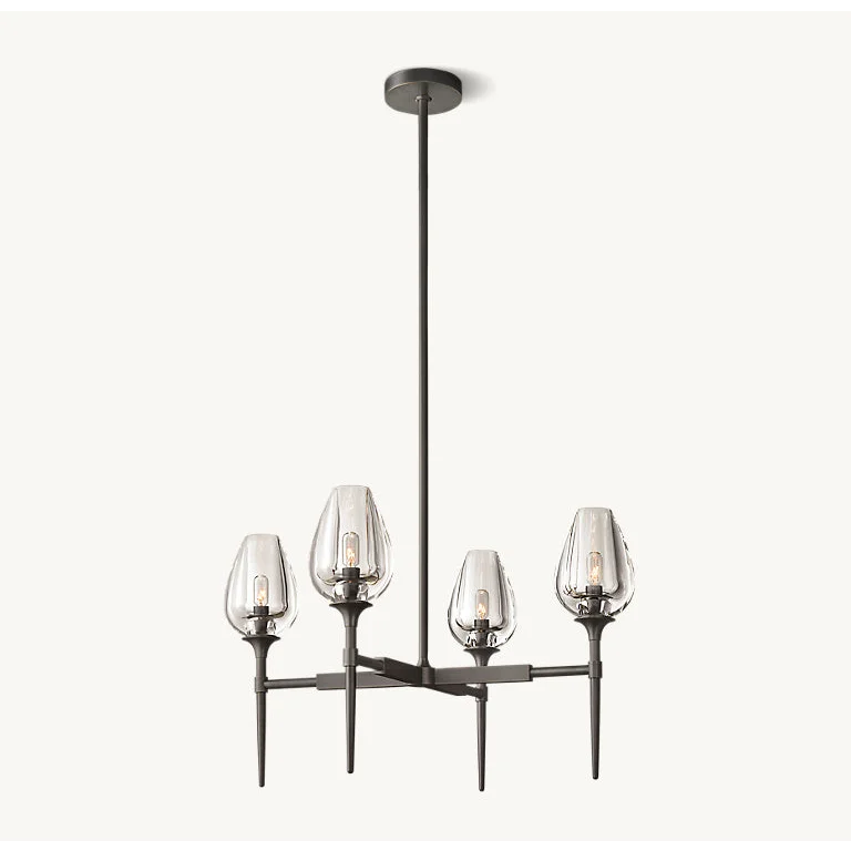 GLASS CANDLE CHANDELIER | CLZXS0250