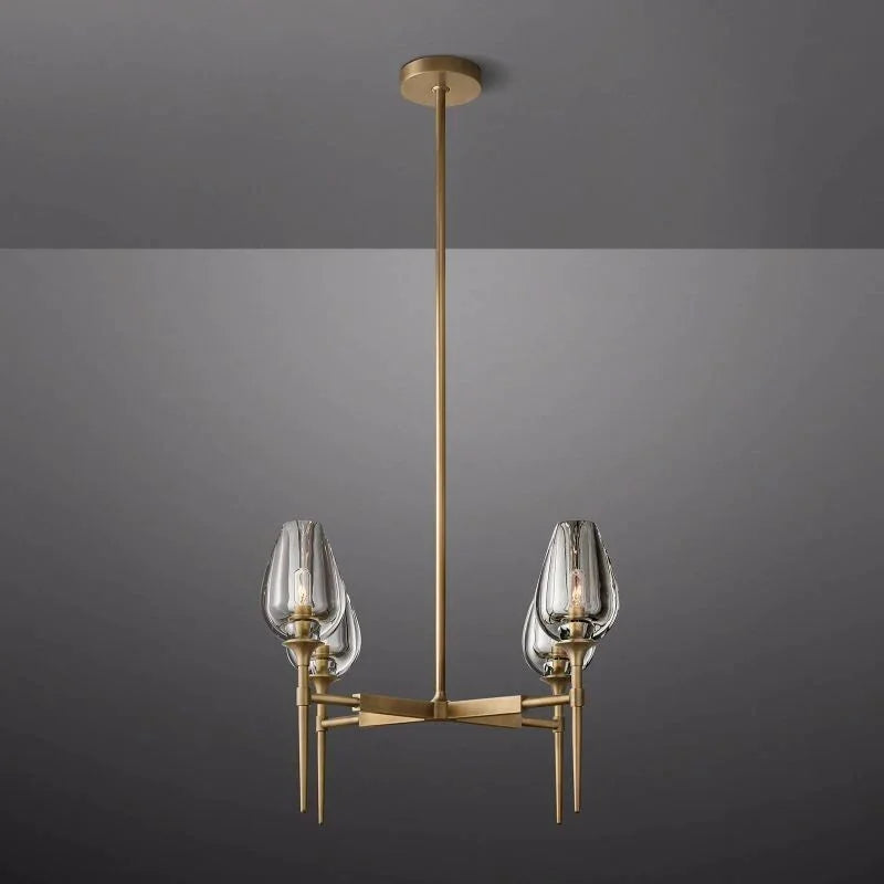 GLASS CANDLE CHANDELIER | CLZXS0250