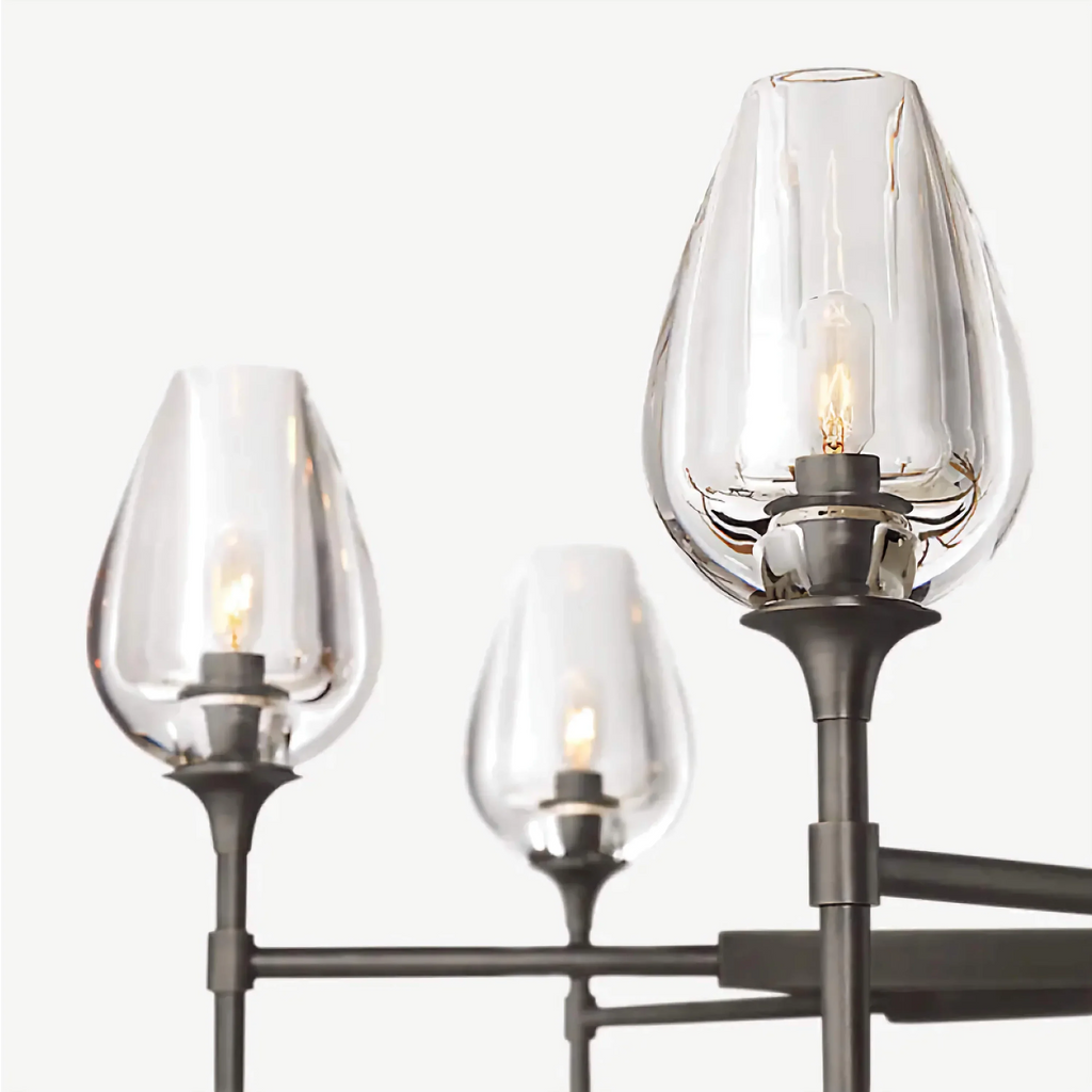 GLASS CANDLE CHANDELIER | CLZXS0250