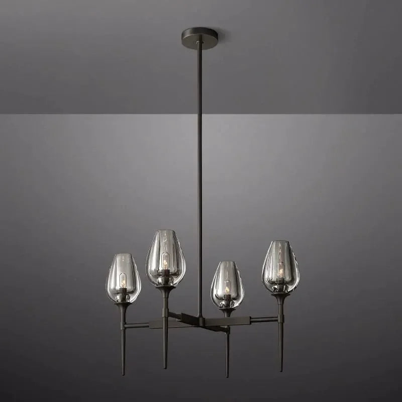 GLASS CANDLE CHANDELIER | CLZXS0250