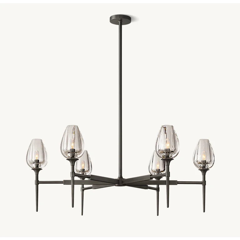 GLASS CANDLE CHANDELIER | CLZXS0250