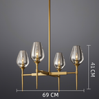 GLASS CANDLE CHANDELIER | CLZXS0250