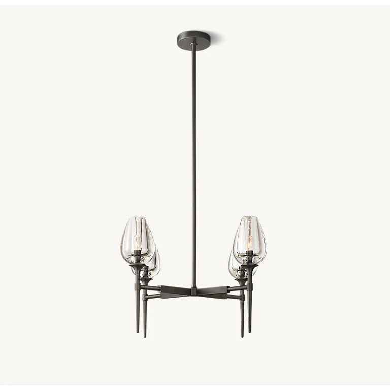 GLASS CANDLE CHANDELIER | CLZXS0250