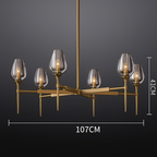 GLASS CANDLE CHANDELIER | CLZXS0250