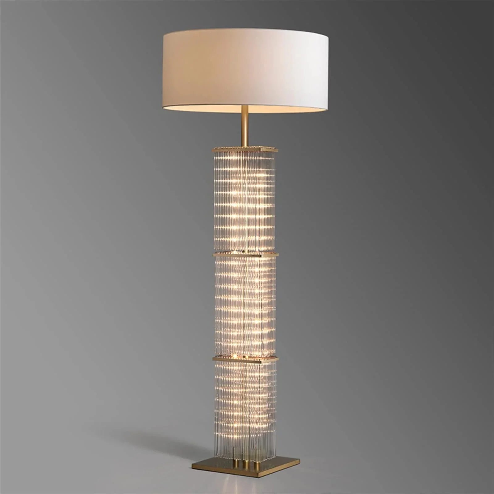 GLASS COPPER FLOOR LAMP | CLGT025