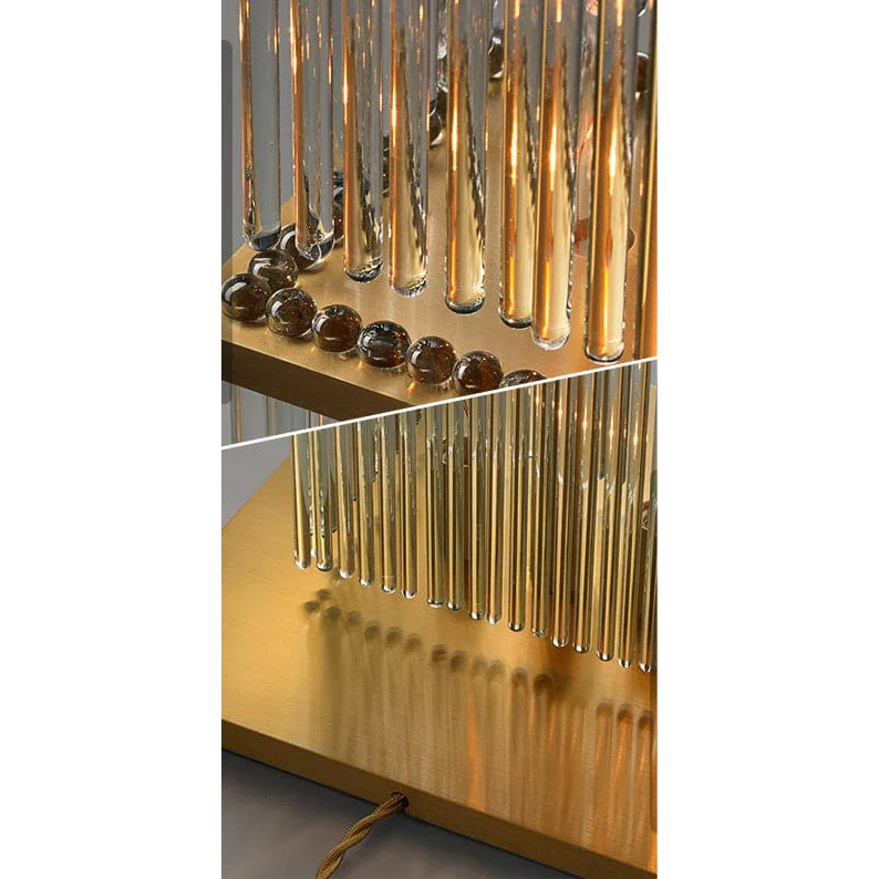 GLASS COPPER FLOOR LAMP | CLGT025