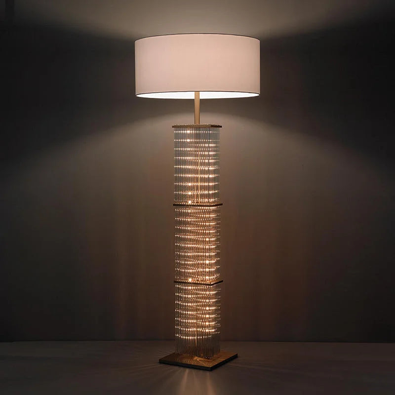 GLASS COPPER FLOOR LAMP | CLGT025