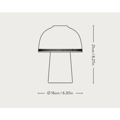 GLAZE TABLE LAMP | CLBTD025A