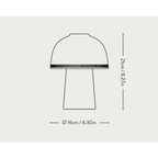 GLAZE TABLE LAMP | CLBTD025A