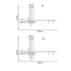 GOLD BLACK MODERN LED TRACK LIGHTING | CL785685
