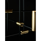 GOLD BLACK MODERN LED TRACK LIGHTING | CL785685