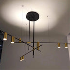 GOLD BLACK MODERN LED TRACK LIGHTING | CL785685