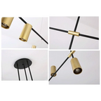 GOLD BLACK MODERN LED TRACK LIGHTING | CL785685