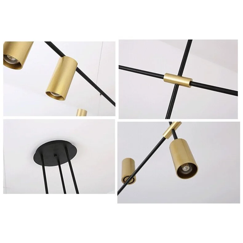 GOLD BLACK MODERN LED TRACK LIGHTING | CL785685