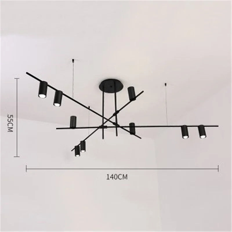 GOLD BLACK MODERN LED TRACK LIGHTING | CL785685