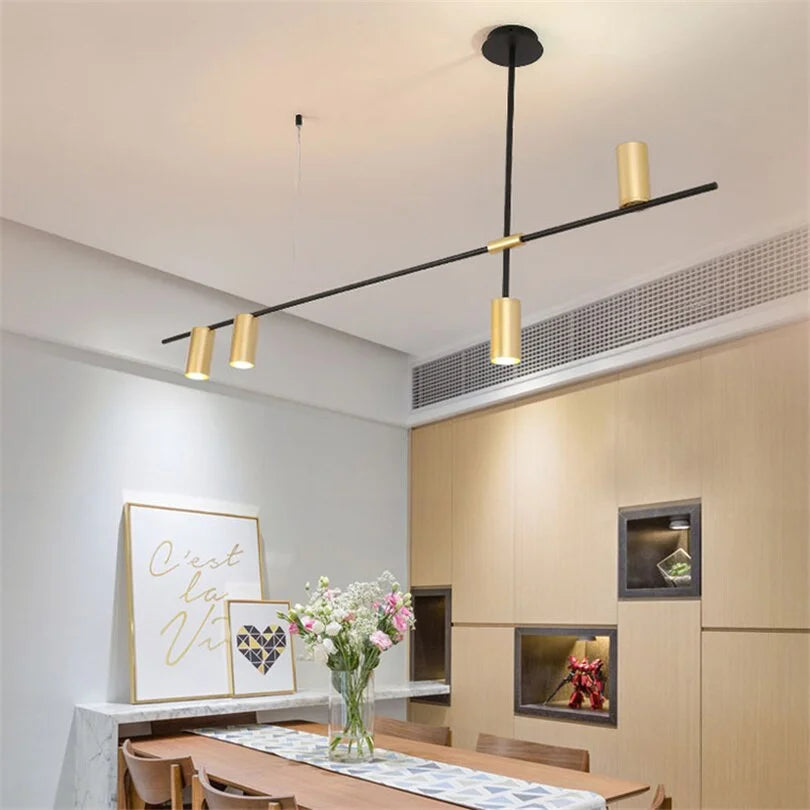 GOLD BLACK MODERN LED TRACK LIGHTING | CL785685