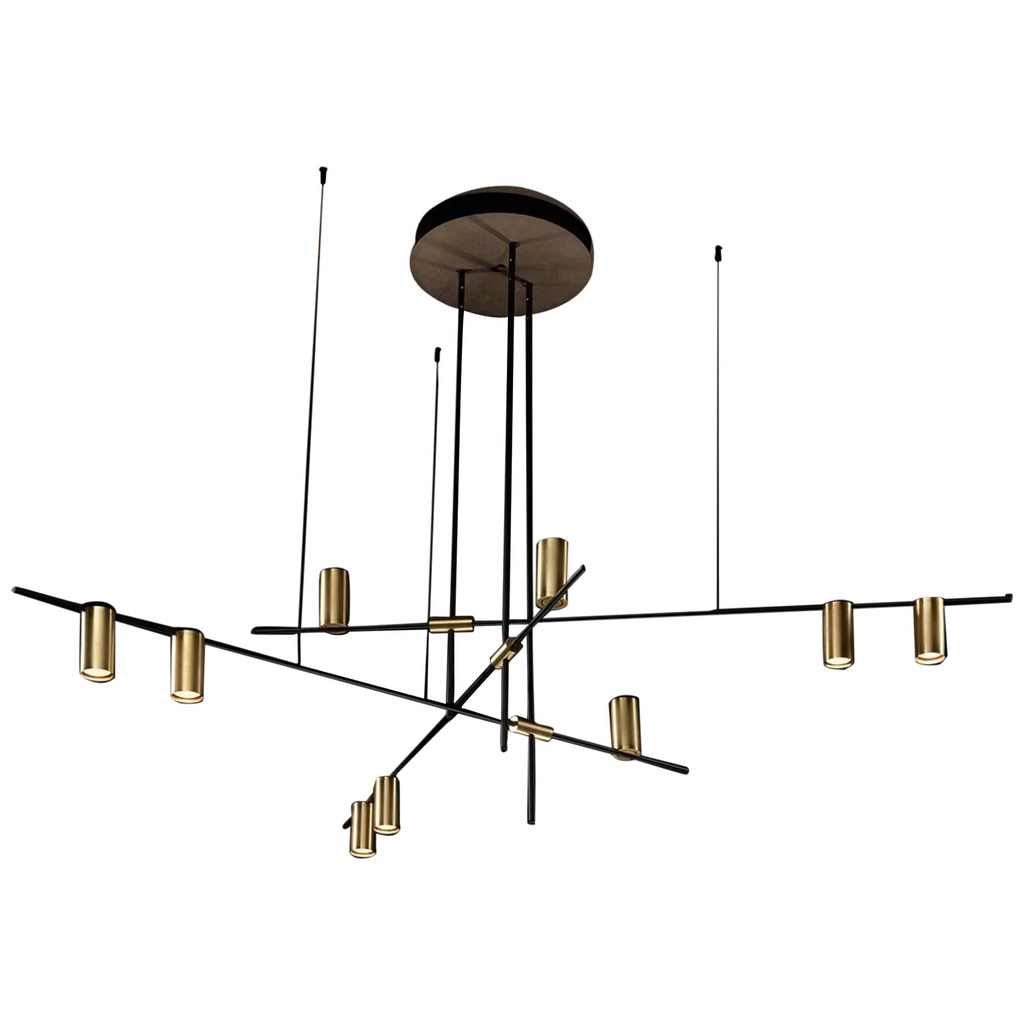 GOLD BLACK MODERN LED TRACK LIGHTING | CL785685