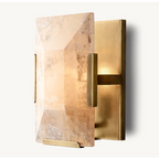 Brass CALCITE WALL SCONCES | CLUG02