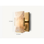 Brass CALCITE WALL SCONCES | CLUG02