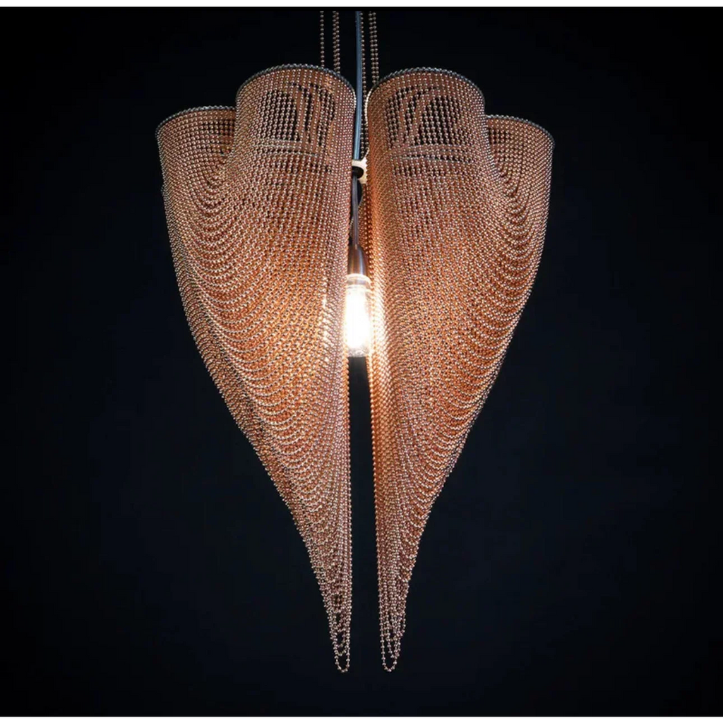 GOLD CLOVER MESH CHANDELIER | CLFT85200G