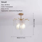 GOLD CRYSTAL CEILING LAMP | CL1002356