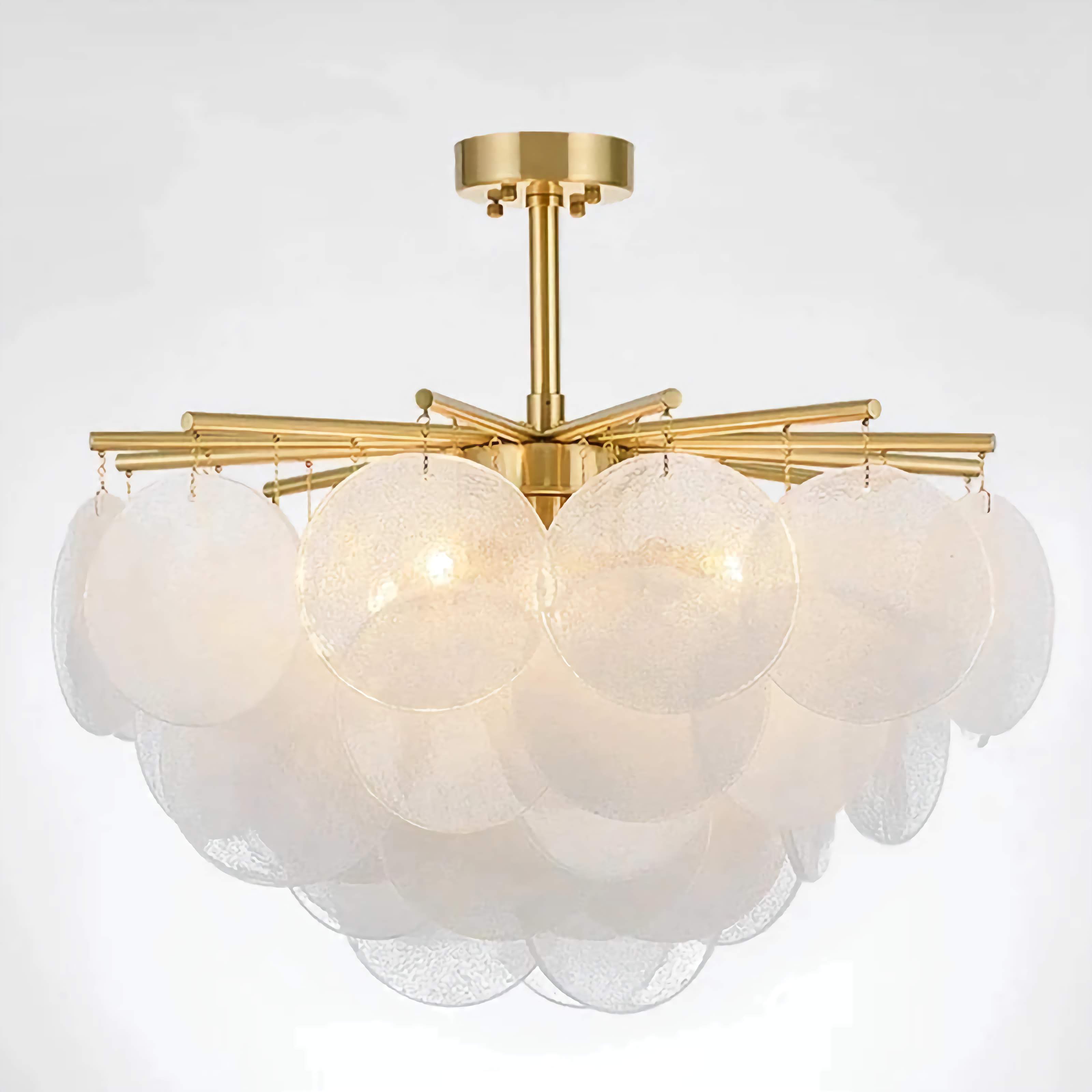 GOLD CRYSTAL CEILING LAMP | CL1002356