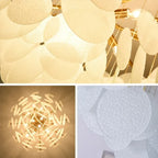 GOLD CRYSTAL CEILING LAMP | CL1002356