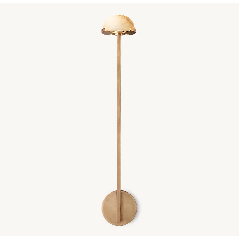 LINEAR BRASS AND ALABASTER WALL SCONCES | CL0246CH