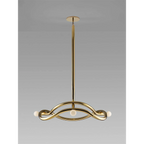 GOLD MID-CENTURY CHANDELIER | CLKZ075