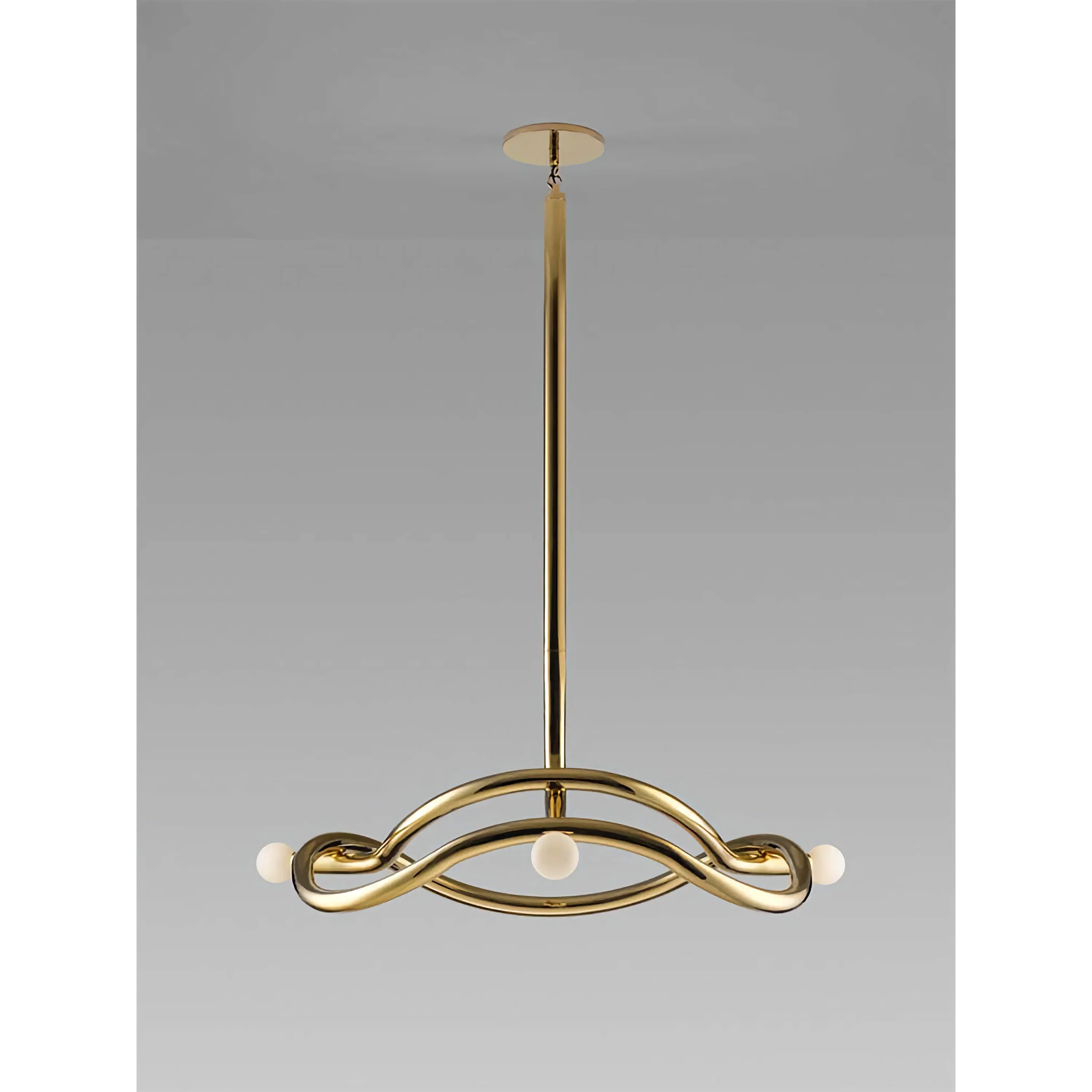 GOLD MID-CENTURY CHANDELIER | CLKZ075