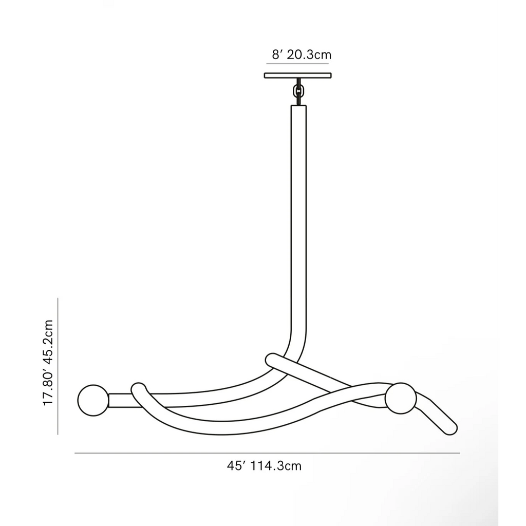 GOLD MID-CENTURY CHANDELIER | CLKZ075