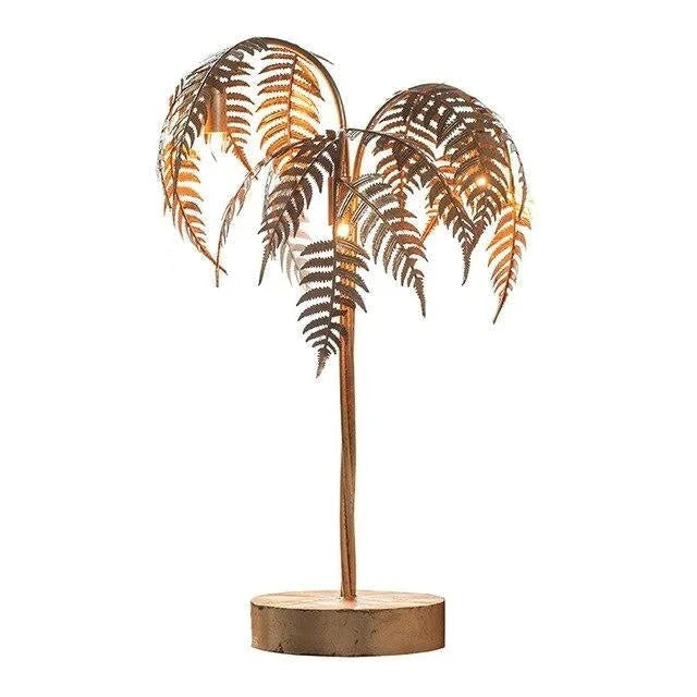 GOLD PALM TREE TABLE LAMP | CL778965