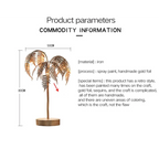 GOLD PALM TREE TABLE LAMP | CL778965