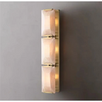 GOLD TRIPLE CALCITE WALL SCONCES | CLUG03