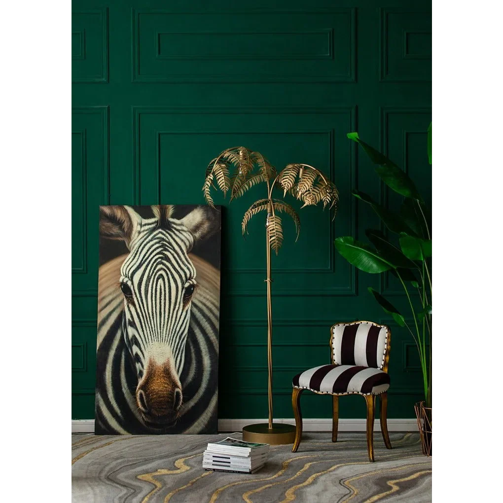 GOLDEN PALM TREE FLOOR LAMP | CL477898