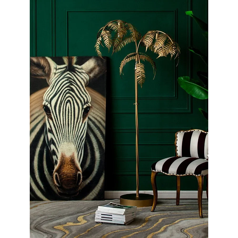 GOLDEN PALM TREE FLOOR LAMP | CL477898