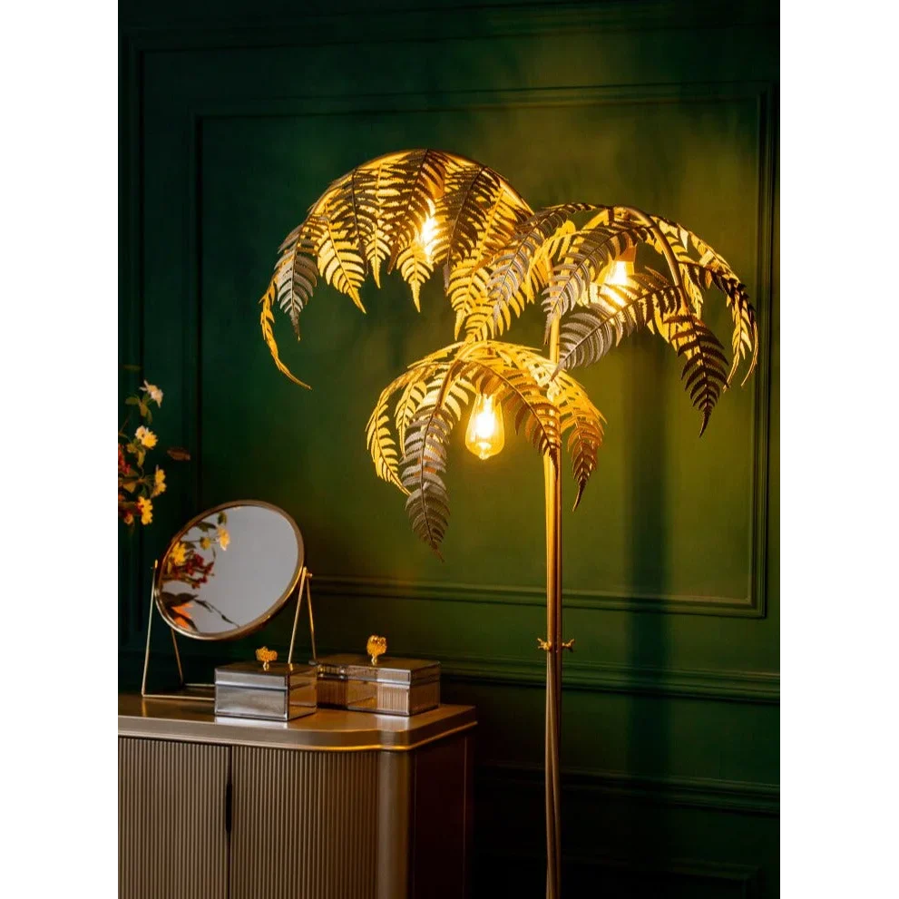GOLDEN PALM TREE FLOOR LAMP | CL477898