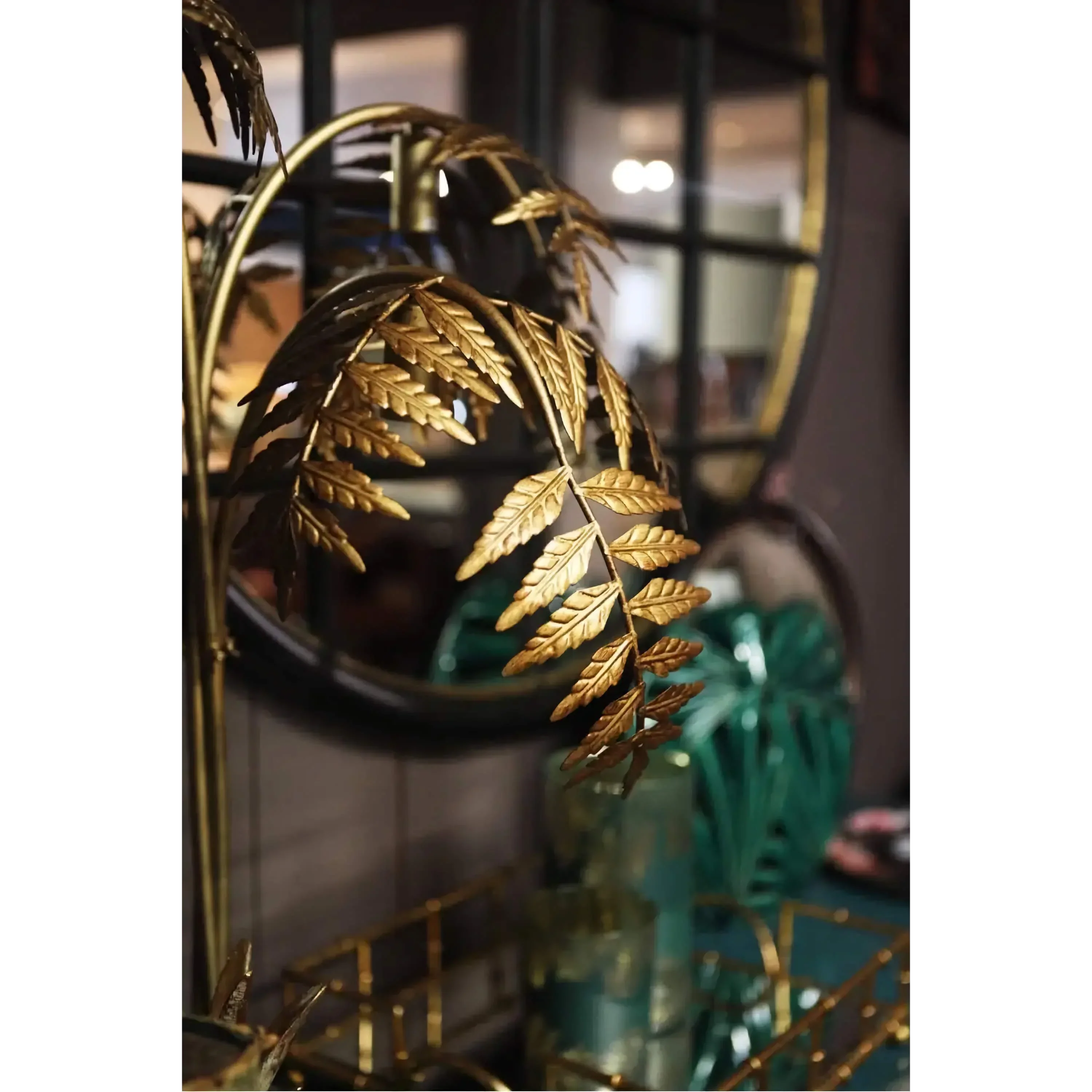 GOLDEN PALM TREE FLOOR LAMP | CL477898